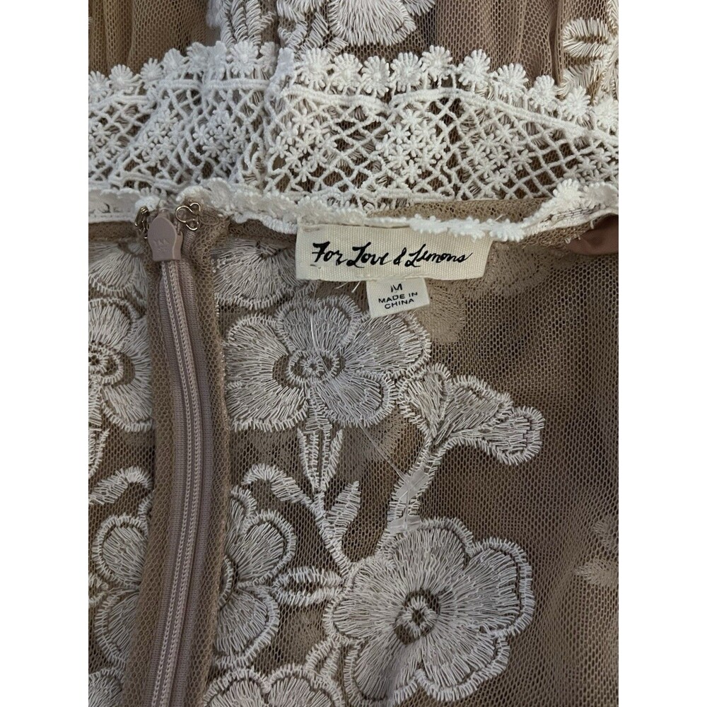 NWT For Love & Lemons Free People Temecula Embroidered Maxi Dress Size Medium - Picture 15 of 16